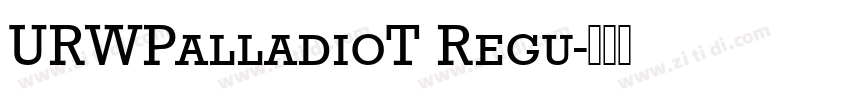 URWPalladioT Regu字体转换